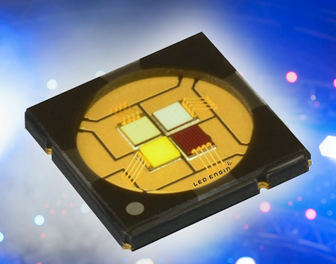 LED Engin doubles the flux density in tiny RGBW emitters